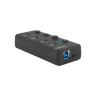 USB хъб Natec USB 3.0 Hub Mantis 2 4-Port On - NHU-1557