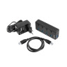 USB хъб Natec USB 3.0 Hub Mantis 2 4-Port On - NHU-1557