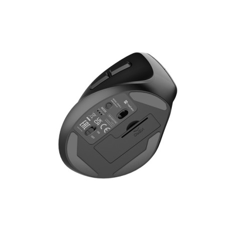 Мишка Natec Vertical Mouse Crake 2  BLUETOOTH 5.2 + 2.4GHZ BLACK 2400dpi - NMY-2049