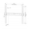 Стойка Neomounts by NewStar Screen Wall Mount  - WL35-350BL14