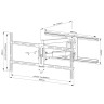 Стойка Neomounts by NewStar Screen Wall Mount  - WL40-550BL18