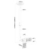Стойка Neomounts Flat Screen Ceiling Mount  - FPMA-C050BLACK