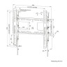 Стойка Neomounts Level-750 Wall Mount  - WL35-750BL14