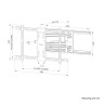 Стойка Neomounts Level-850 Wall Mount  - WL40S-850BL18