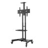 Стойка Neomounts Mobile Flat Screen Floor Stand  - NM-M1700BLACK