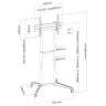 Стойка Neomounts Mobile Floor Stand  - FL50-540BL1