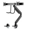 Стойка Neomounts Monitor arm 10-32" - gas spring - Topfix - 180°-stop - NM-D775DXBLACK