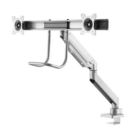 Стойка Neomounts Monitor arm 10-32" - gas spring - Topfix - 180°-stop - NM-D775DXSILVER
