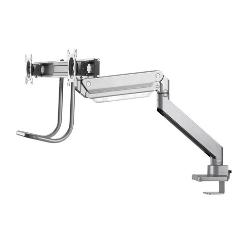 Стойка Neomounts Monitor arm 10-32" - gas spring - Topfix - 180°-stop - NM-D775DXSILVER