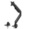 Стойка Neomounts Monitor arm 10-49" - gas spring - Topfix - 180°-stop - NM-D775BLACKPLUS