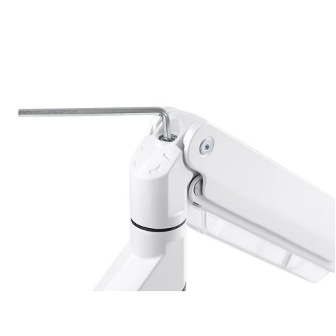 Стойка Neomounts Monitor arm 10-49" - gas spring - Topfix - 180°-stop - NM-D775WHITEPLUS