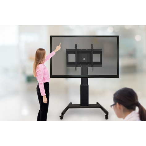 Стойка Neomounts Motorised Mobile Floor Stand - VESA 200x200 up to 800x600 - PLASMA-M2500BLACK