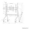 Стойка Neomounts Move Go TV trolley 55-86" - fast installation - TUV - FL50-525WH1