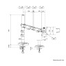 Стойка Neomounts Nero Single Flat Screen Desk Mount  - DS60-600BL1