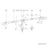 Стойка Neomounts Nero Triple Flat Screen Desk Mount  - DS60-600BL3