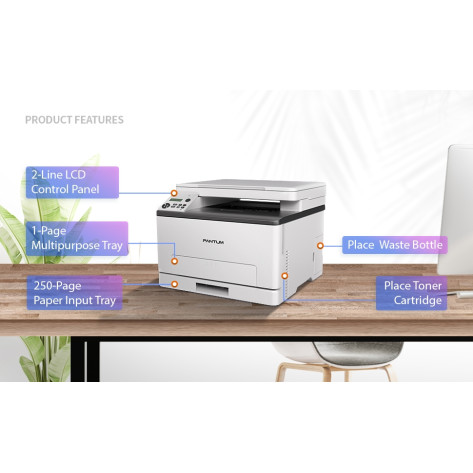Лазерно многофункционално устройство Pantum CM1100DW Laser MFP + Pantum CTL-1100HC  - 3011320006_BCMY