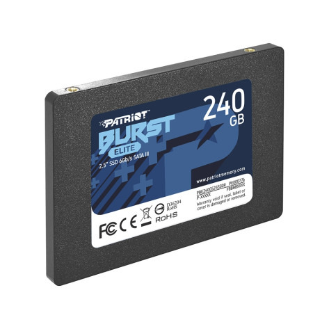 Твърд диск Patriot Burst Elite 240GB SATA3 2.5 - PBE240GS25SSDR
