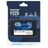 Твърд диск Patriot P220 512GB SATA3 2.5 - P220S512G25
