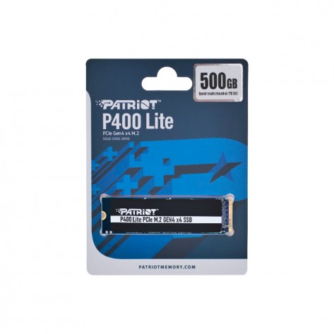 Твърд диск Patriot P400 LITE 500GB M.2 2280 PCIE Gen4 x4 - P400LP500GM28H