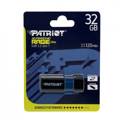 Памет Patriot Supersonic Rage LITE USB 3.2 Generation 1 32GB - PEF32GRLB32U