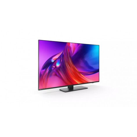 Телевизор Philips 55PUS8818/12, 55" THE ONE, UHD 4K LED, 120 Hz, 3840x2160, DVB-T/T2/T2-HD/C/S/S2, Ambilight 3, HDR10+, Google TV, Dolby Vision/Atmos, Quad Core with Al, Swivel stand, 90% DCI/P3, 16GB, VRR FreeSync, BT5.0, HDMI 2.1, 2xUSB, Cl+, 802.11ac, Lan, 40W - 55PUS8818/12
