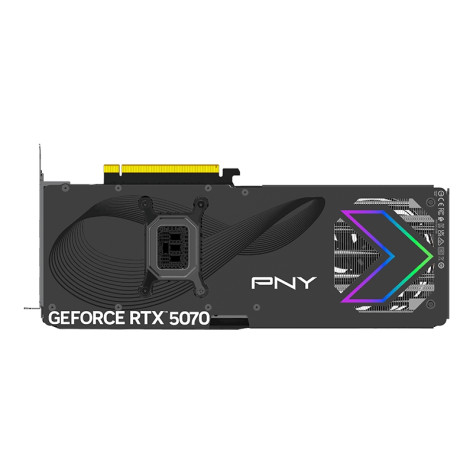 Видео карта PNY GeForce RTX 5070 12GB GDDR7 OC EPIC-X RGB Triple Fan - VCG507012TFXXPB1-O