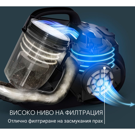Прахосмукачка Rowenta RO3726EA Vac Cleaner Compact Power Cyclon - RO3726EA