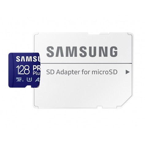 Памет Samsung 128GB micro SD Card PRO Plus with Adapter - MB-MD128SA/EU