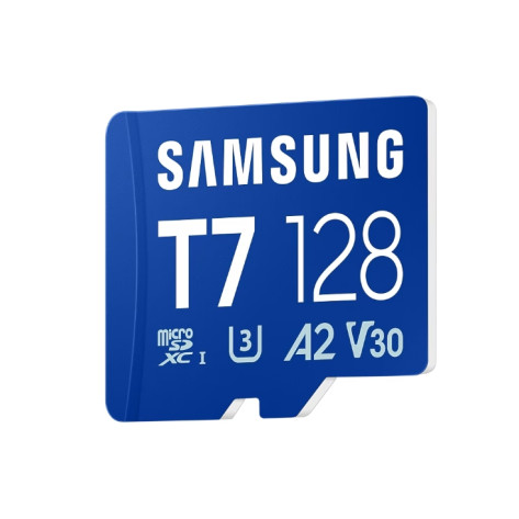 Памет Samsung 128GB micro SD Card T7 UHS-I Transfer Speed up to 170MB - MB-MB128T/WW