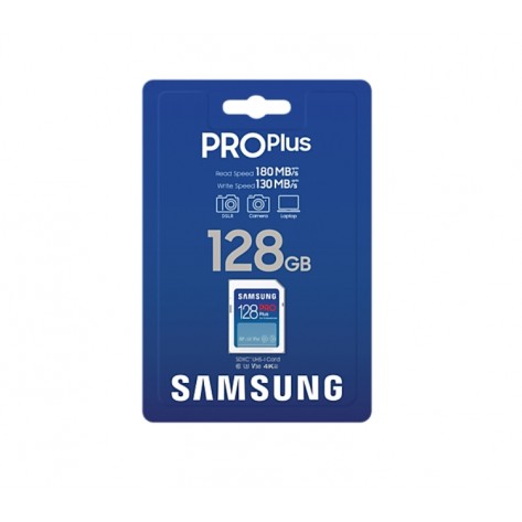 Памет Samsung 128GB SD Card PRO Plus - MB-SD128S/EU