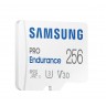 Памет Samsung 256 GB micro SD PRO Endurance, Adapter, Class10, Waterproof, Magnet-proof, Temperature-proof, X-ray-proof, Read 100 MB/s - Write 40 MB/s - MB-MJ256KA/EU