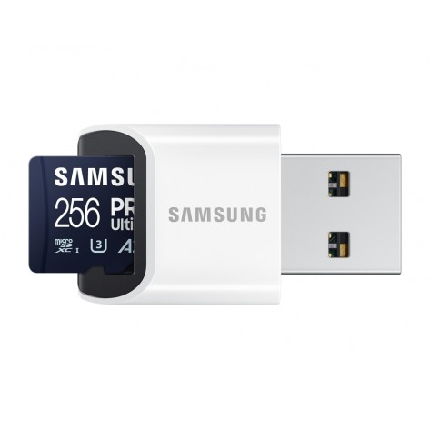 Памет Samsung 256GB micro SD Card PRO Ultimate with USB Reader  - MB-MY256SB/WW