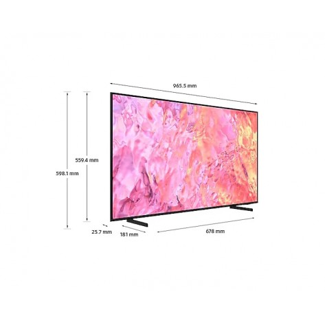 Телевизор Samsung 43" 43Q60C 4K QLED FLAT - QE43Q60CAUXXH