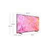 Телевизор Samsung 43" 43Q60C 4K QLED FLAT - QE43Q60CAUXXH