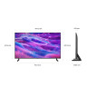Телевизор Samsung 50" 50QN80F Neo QLED Ultra HD 4K Mini LED Smart HDR 50Hz Model 2025 Black - QE50QN80FAUXXH_S