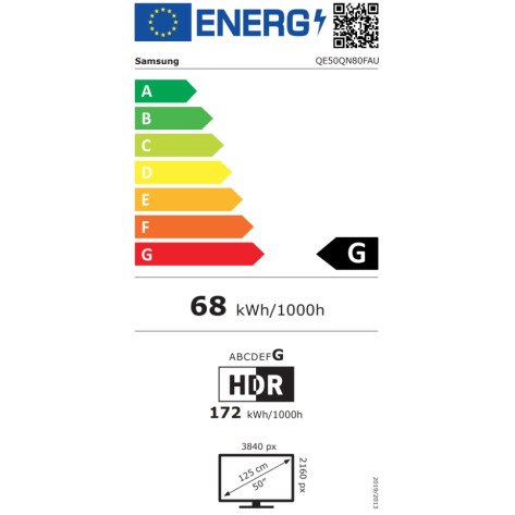 Телевизор Samsung 50" 50QN80F Neo QLED Ultra HD 4K Mini LED Smart HDR 50Hz Model 2025 Black - QE50QN80FAUXXH_S