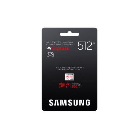 Памет Samsung 512GB micro SD Card P9 Express UHS-I Read 65K IOPS - MB-MK512T/WW