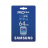 Памет Samsung 64GB SD Card PRO Plus - MB-SD64S/EU