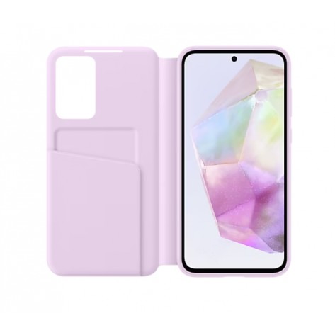 Калъф Samsung A35 Smart View Wallet Case Lavender - EF-ZA356CVEGWW