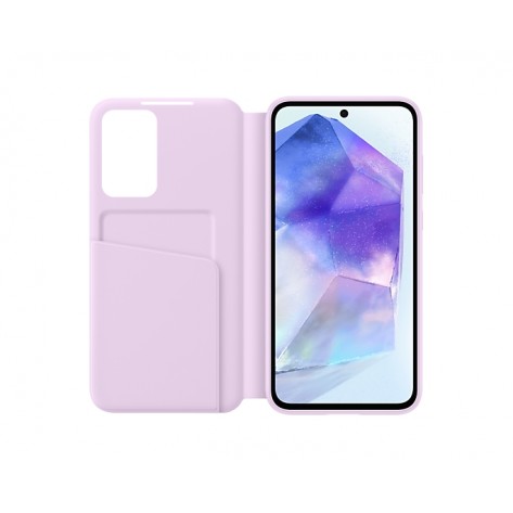 Калъф Samsung A55 Smart View Wallet Case Lavender - EF-ZA556CVEGWW