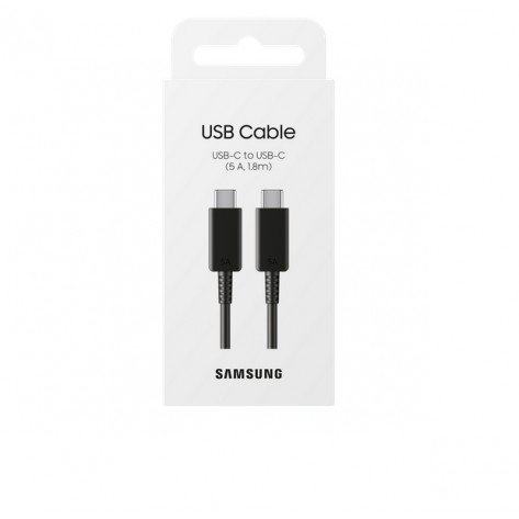 Кабел Samsung Cable  USB-C to USB-C 1.8m (5A) Black - EP-DX510JBEGEU