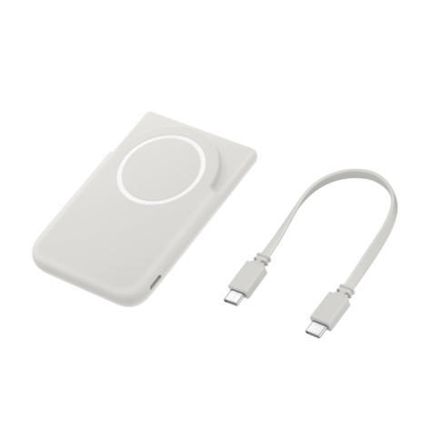Външна батерия Samsung Magnetic Wireless Battery Pack Gray - EB-U2500XJEGWW