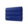 Твърд диск Samsung Portable NVME SSD T7 Shield 2TB , USB 3.2 Gen2, Rugged, IP65, Read 1050 MB/s Write 1000 MB/s, Blue - MU-PE2T0R/EU