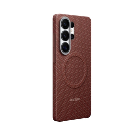 Калъф Samsung S26 Ultra Carbon Magnet Case Coral Red - EF-KS948SREGWW