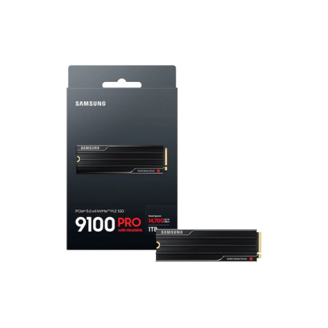 Твърд диск Samsung SSD 9100 PRO 1TB Heatsink PCIe 5.0 NVMe 2.0 M.2  Read 14700 MB - MZ-VAP1T0CW