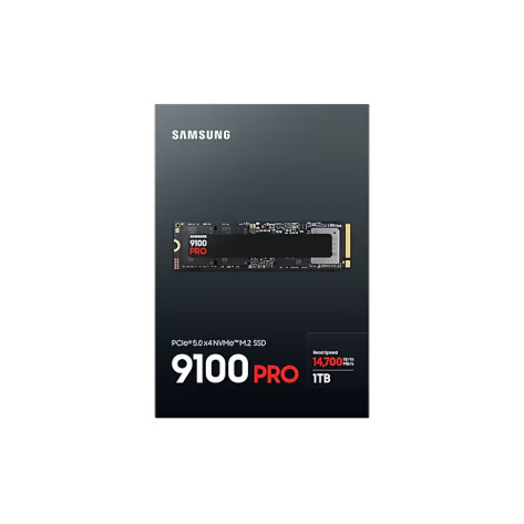 Твърд диск Samsung SSD 9100 PRO 1TB PCIe 5.0 NVMe 2.0 M.2  Read 14700 MB - MZ-VAP1T0BW