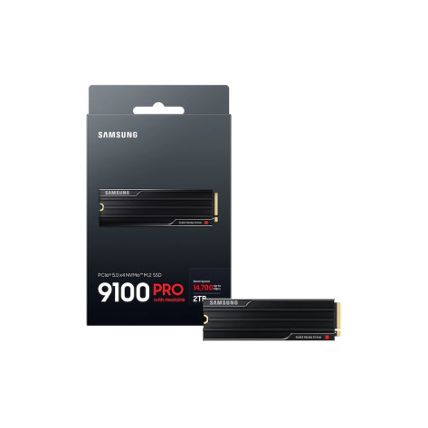 Твърд диск Samsung SSD 9100 PRO 2TB Heatsink PCIe 5.0 NVMe 2.0 M.2  Read 14700 MB - MZ-VAP2T0CW