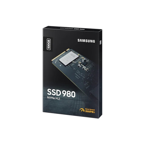 Твърд диск Samsung SSD 980 500GB PCIe 3.0 NVMe 1.4 M.2 V-NAND 3-bit MLC - MZ-V8V500BW