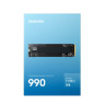 Твърд диск Samsung SSD 990 1TB PCIe 4.0 NVMe M.2 V-NAND Read 7150 MB - MZ-V9V1T0BW