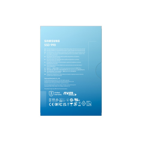 Твърд диск Samsung SSD 990 2TB PCIe 4.0 NVMe M.2 V-NAND Read 7250 MB - MZ-V9V2T0BW
